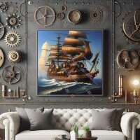 Steampunk Schiff