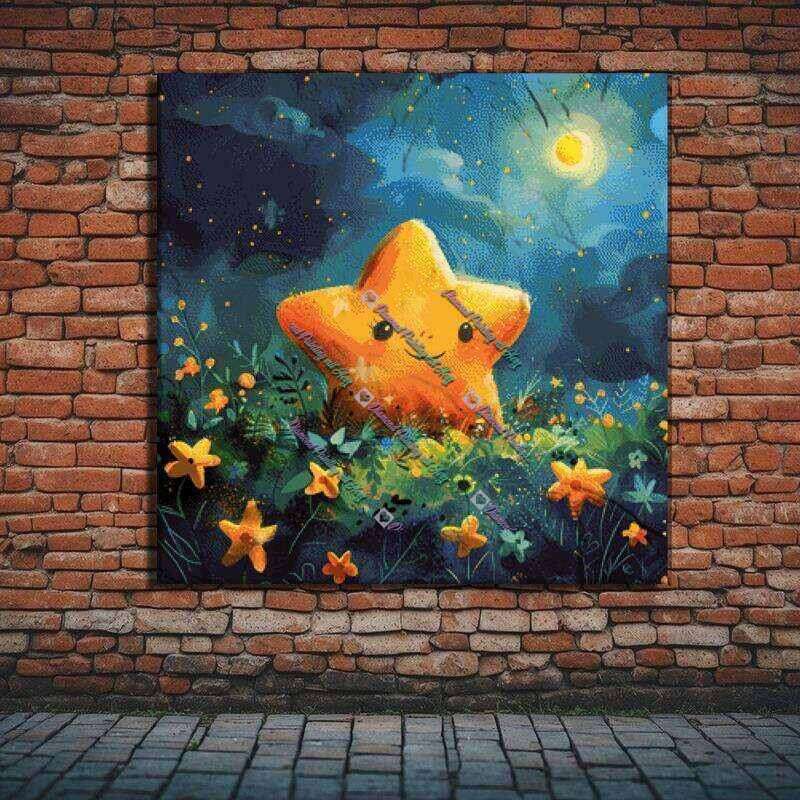 Stern bei Mondlicht