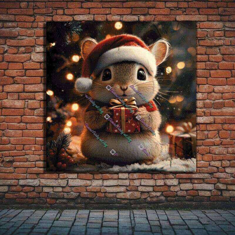 Süße Weihnachtsmaus