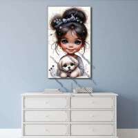 The Girl and her Puppy