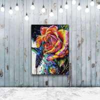 The humming Bird and the Rose