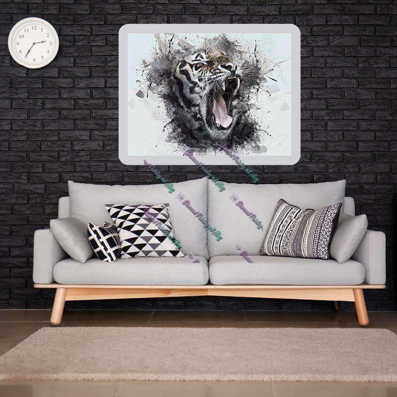 Tiger brüllend