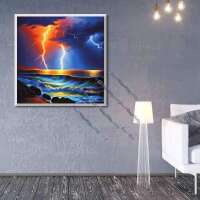 Unwetter bei Nacht