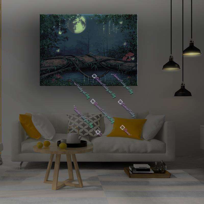 Waldlichtung bei Nacht NL