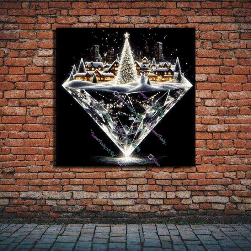 Weihnachtsstadt auf dem Diamanten