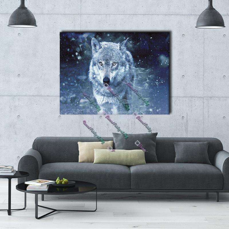 Wolf im Schnee