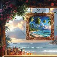 Wolkeneinbruch am Strand