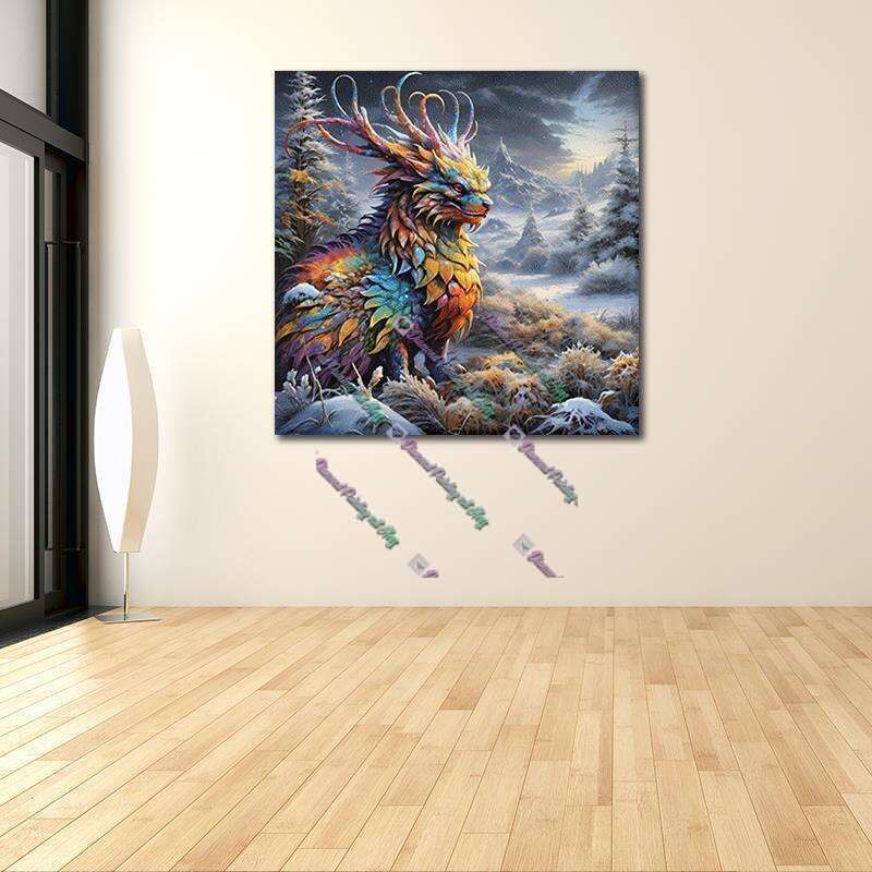 bunter Walddrache
