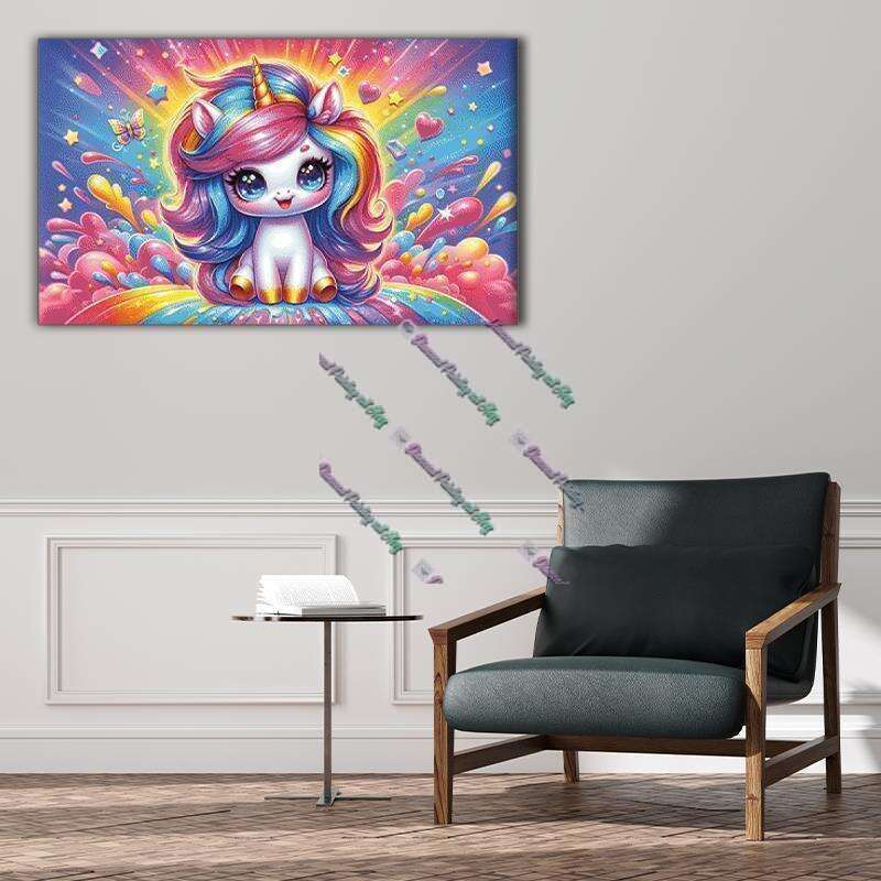 das Einhorn Regenbogenstern