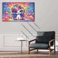 das Einhorn Regenbogenstern