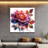 detaillierte Aquarellrose