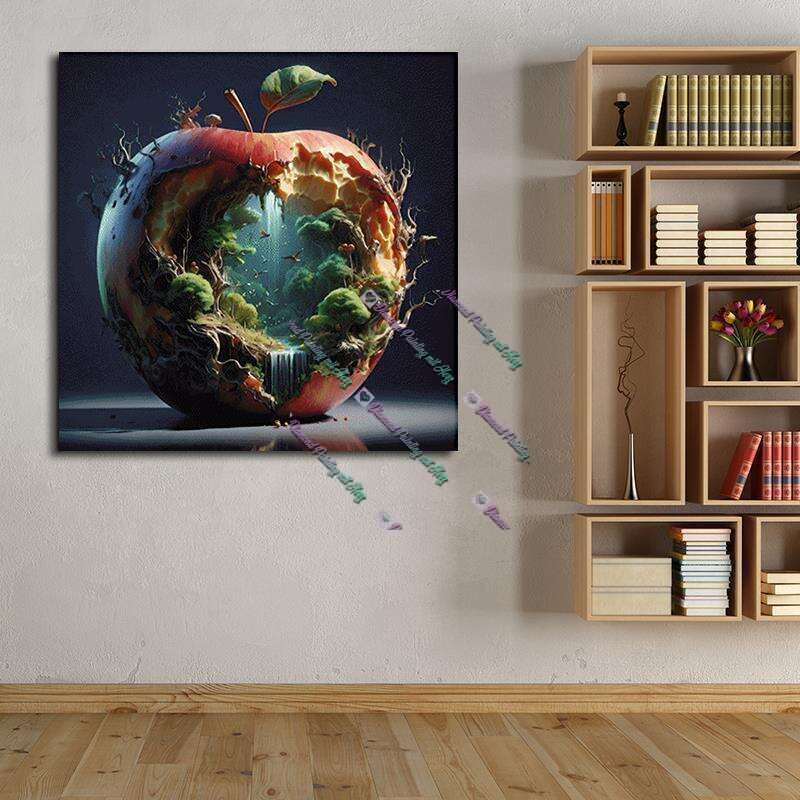 die innere Welt des Apfels
