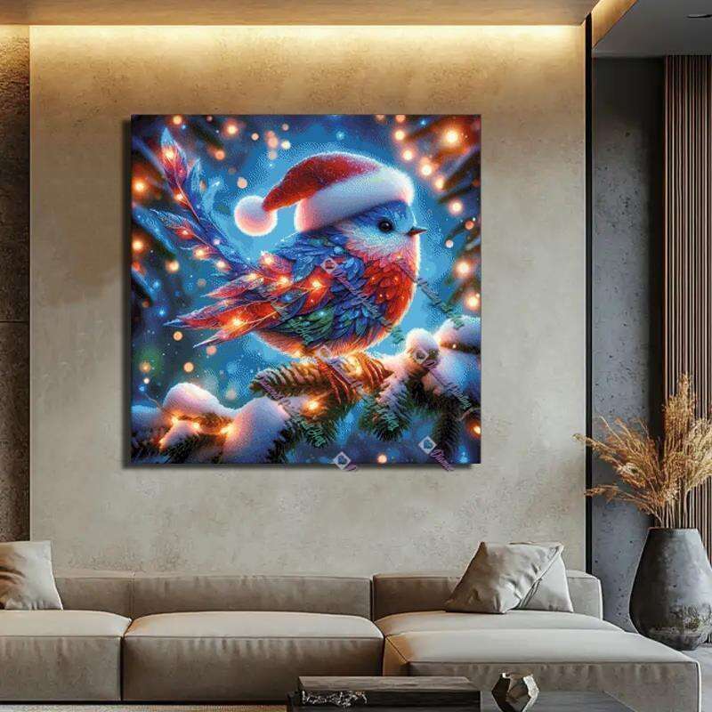 gläserner Weihnachtsvogel