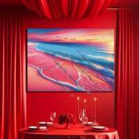 pinker Sandstrand