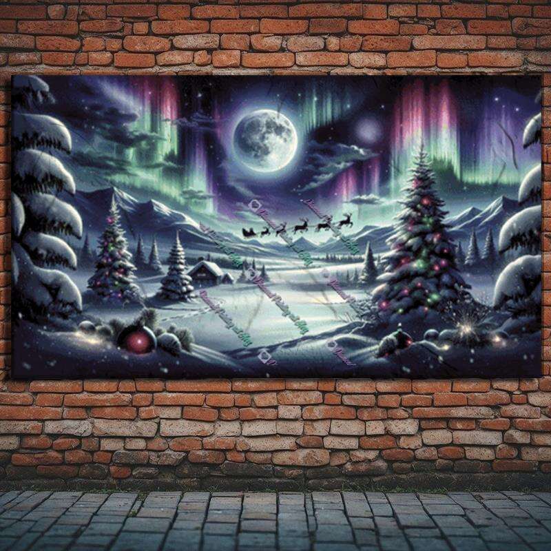 weihnachtliche Polarlichter