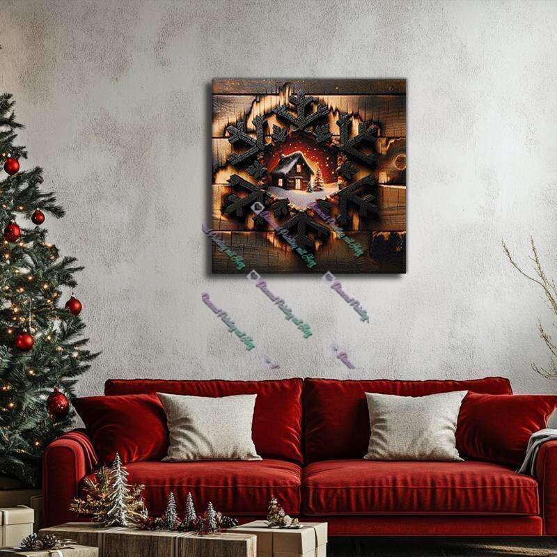 weihnachtliches Brandzeichen