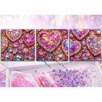 3er Herzen-Coverpaper Set