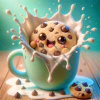 Austausch AB (Eckig) Milk and Cookie (60x60)
