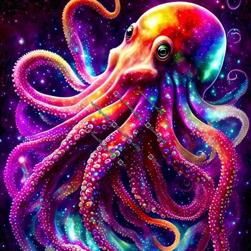 Austausch AB (Eckig) Rainbow Octopus