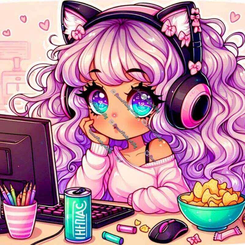 Austausch AB (Eckig) Sweet Gamergirl
