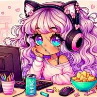 Austausch AB (Eckig) Sweet Gamergirl