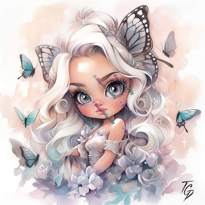 Austausch FD (Eckig) Butterfly Girl