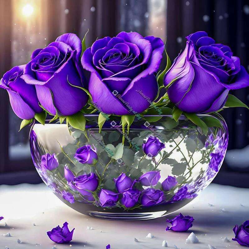 Austausch FD (Eckig) Purple Roses