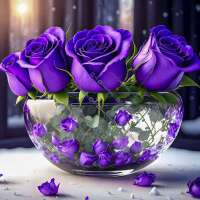 Austausch FD (Eckig) Purple Roses