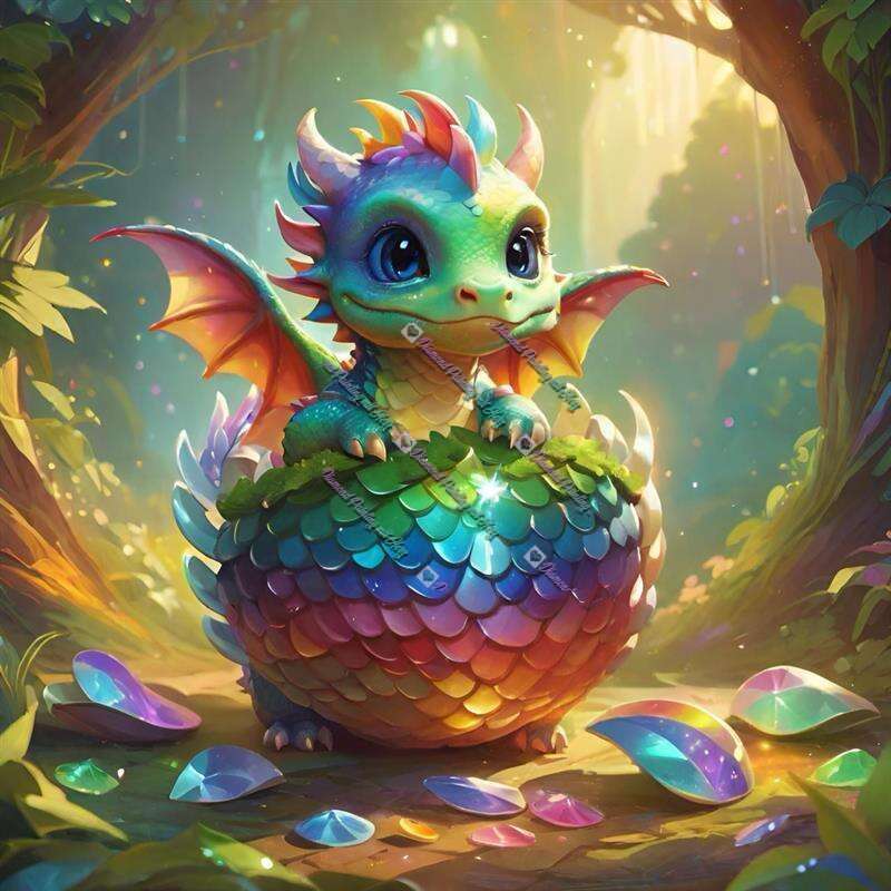 Austausch FD (Eckig) Rainbow Dragonbaby