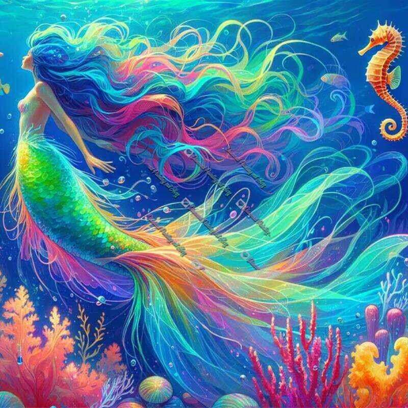 Austausch FD (Eckig) Rainbow Mermaid