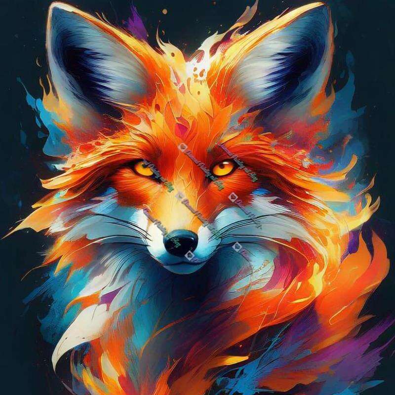 Austausch FD (Eckig) Watercolor Fox