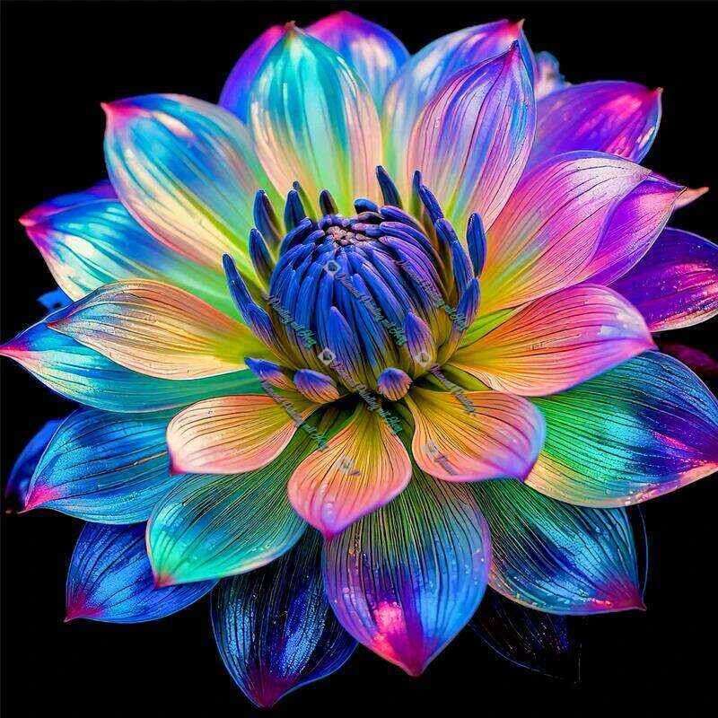 Austausch FD (Eckig) irisierende Hybrid Chrysantheme ohne 310- Hintergrund