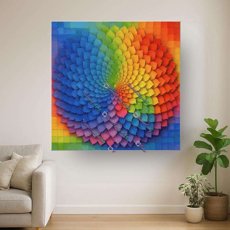 Blättermandala (Normal)
