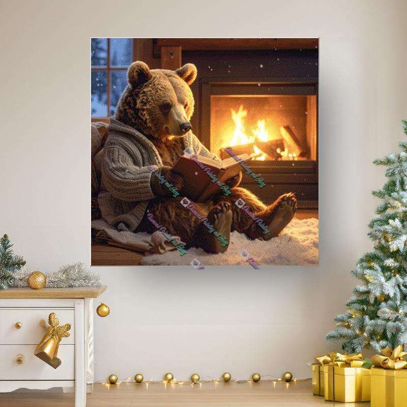 Bär im Kaminzimmer (Normal)
