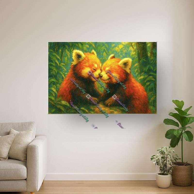 Kuschelige Pandas (Normal)