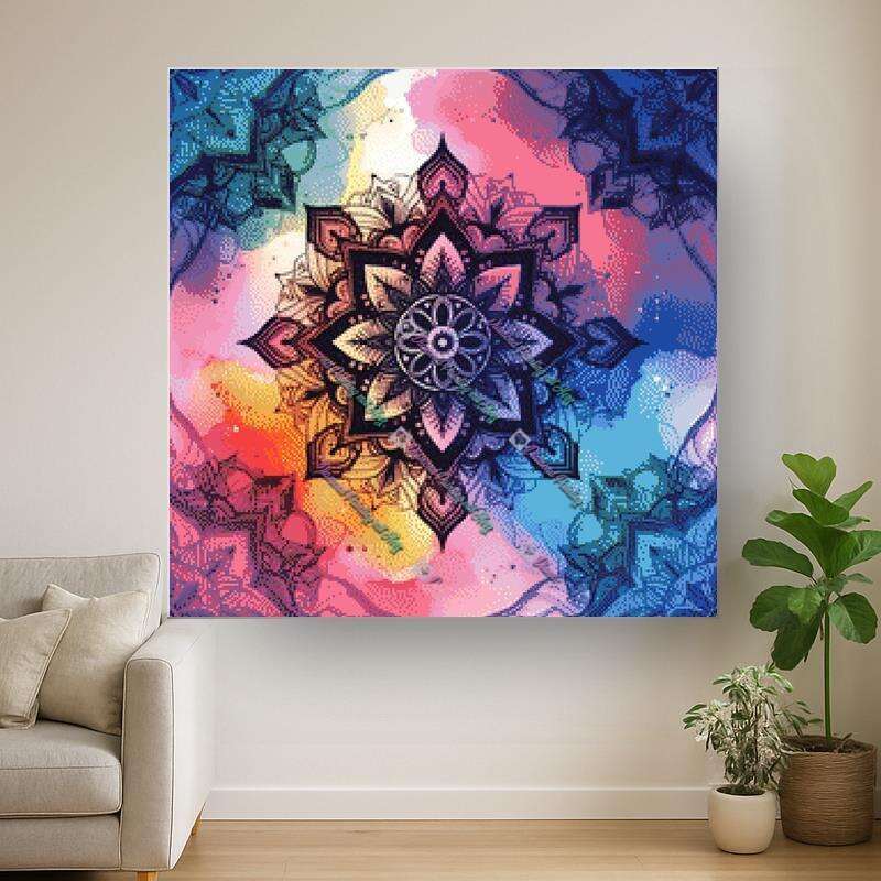 Mandala im Aquarell (Fairy Dust)
