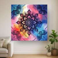 Mandala im Aquarell (Fairy Dust)