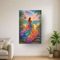 Regenbogenkleid im Paradies (Normal)