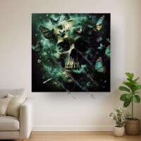 Totenkopf mit Himmelsfalter (Fairy Dust)