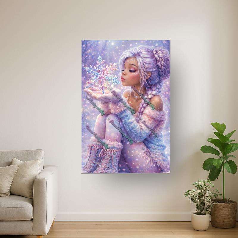 Wintermädchen in Pastell (Fairy Dust)