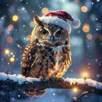 kleine Weihnachtseule (Fairy Dust)