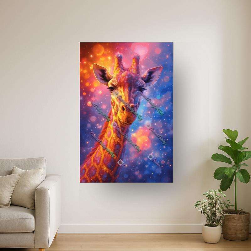 kunstvolle Giraffe (Normal)