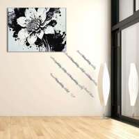 Dotwork flower - Black & White
