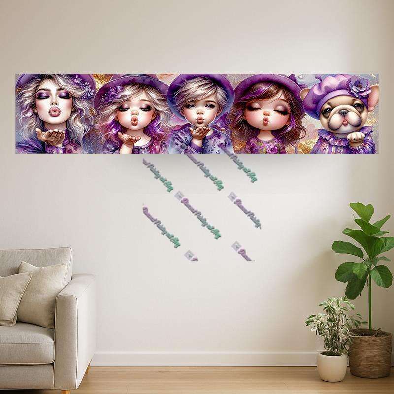 Familie Lila 5 Meter