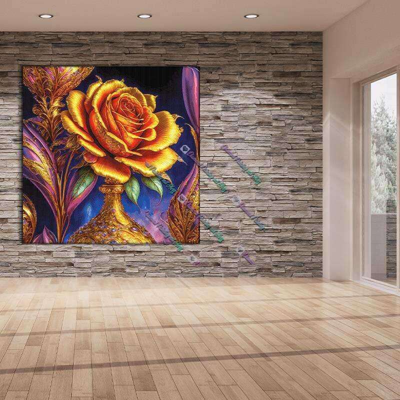 Goldene Rose aus dem Orient