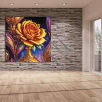 Goldene Rose aus dem Orient
