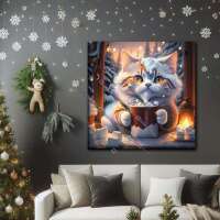 Katzenschmaus im Winter