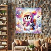 Pastelltierchen auf Reisen Pingu