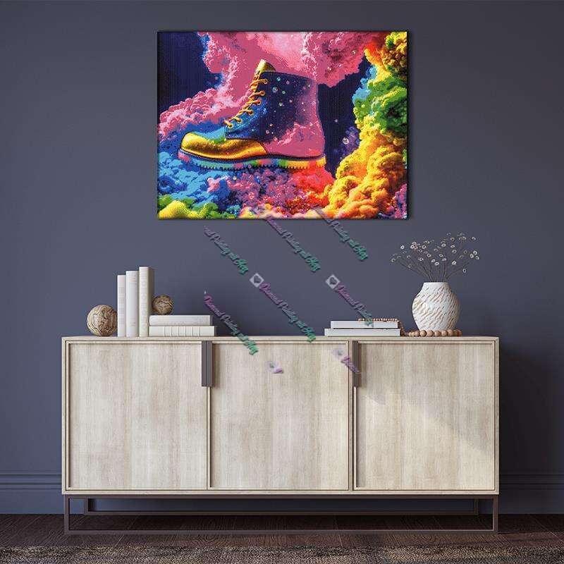 Smoking Rainbow Boot