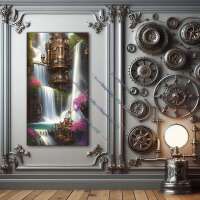 Steampunk Wasserfall